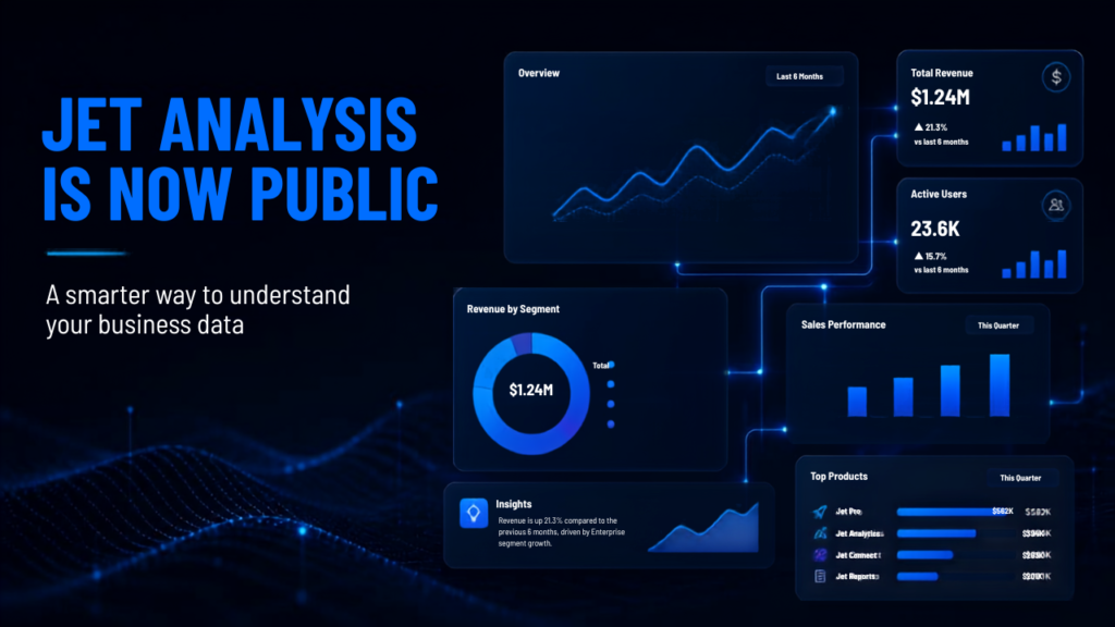Jet Analysis Is Now Public: A Smarter Way to Understand Your Business Data